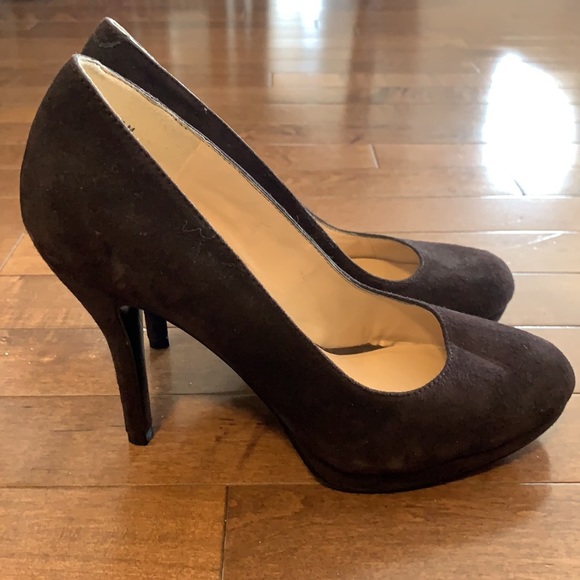 Leather platform 4” heels - Picture 2 of 6